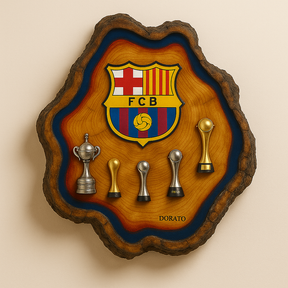 Tábua Rústica do Chapecoense + Kit Churrasqueiro