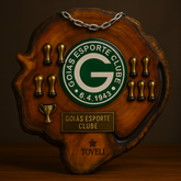 Tábua Rústica do Goias+ Kit Churrasqueiro