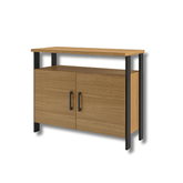 Balcão Aparador Design Industrial Com 02 Portas