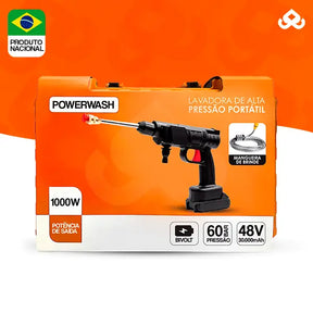 Lavadora de Pressão Portátil Sem Fios + Mangueira de 5M de Brinde - PowerWash™