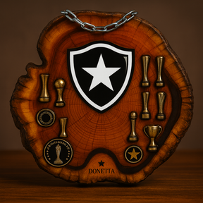 Tábua Rústica do Bota Fogo + Kit Churrasqueiro