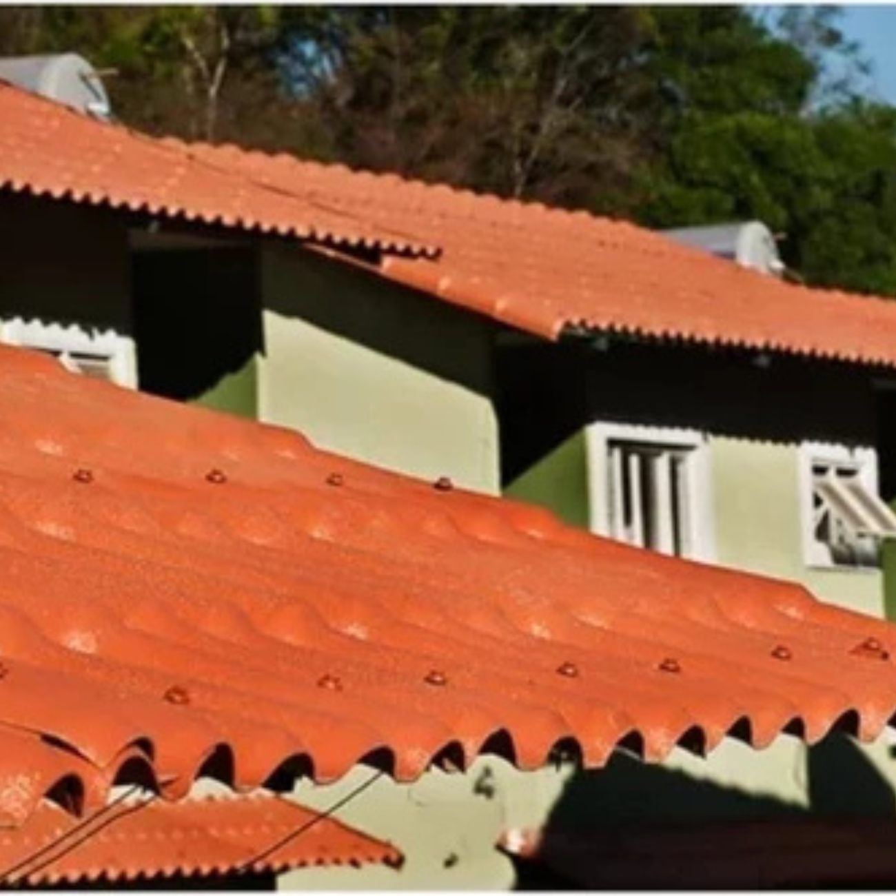 Kit Telha PVC Cerâmica 2,42x0,88m - Direto da Fabrica