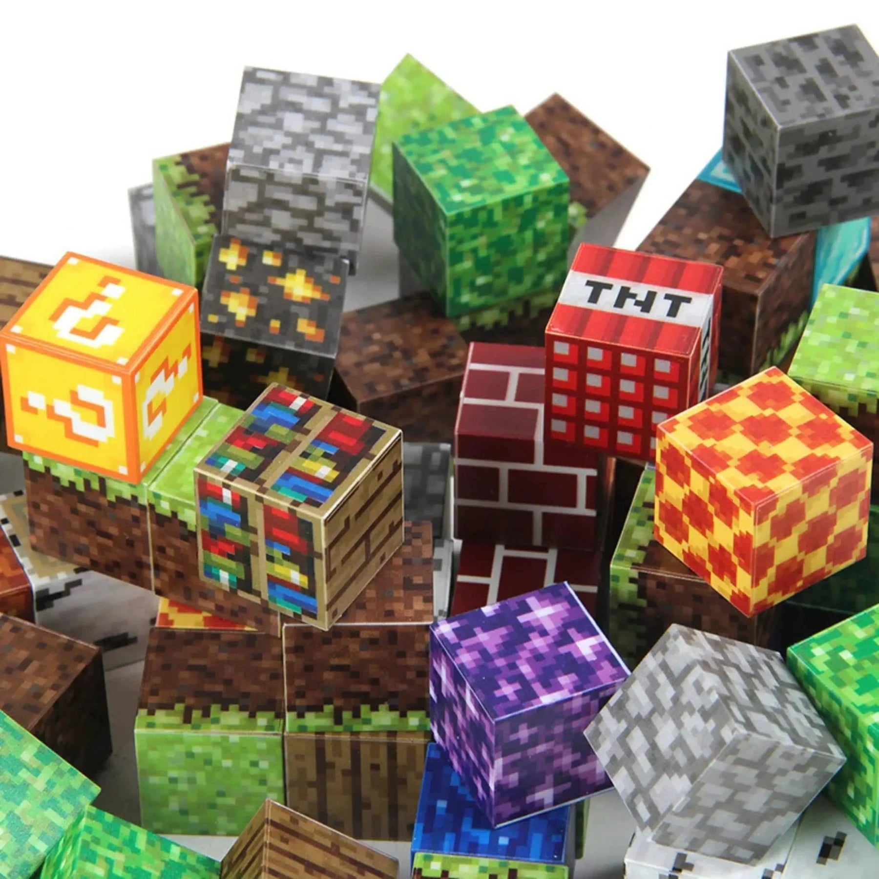 Brinquedo Blocos Magnéticos Minecraft de Construção